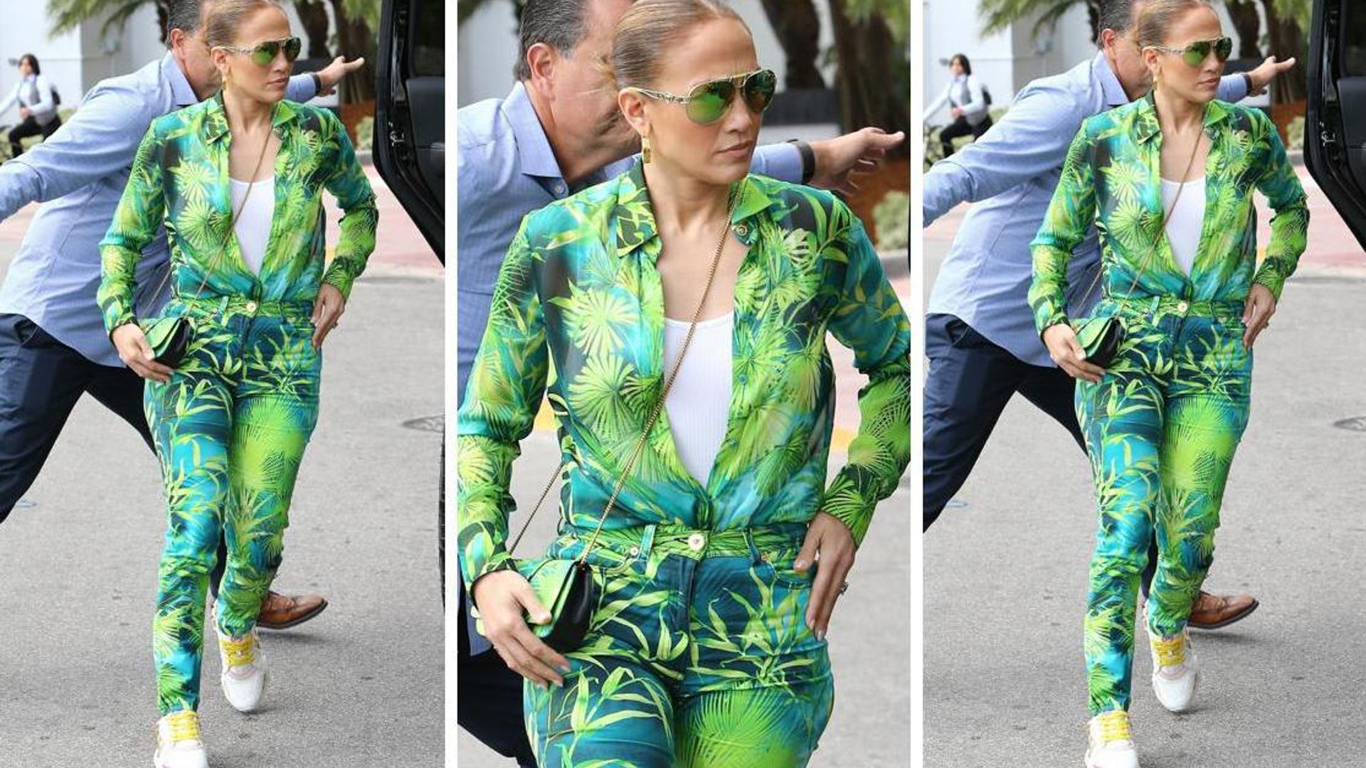 Jennifer Lopez gives us a sporty version of her most iconic look