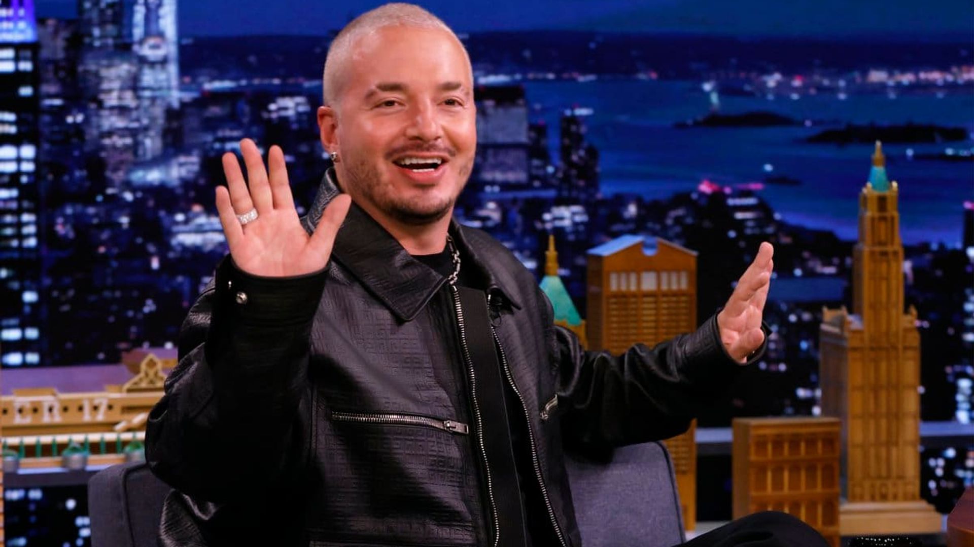 J Balvin shares the first image alongside his son