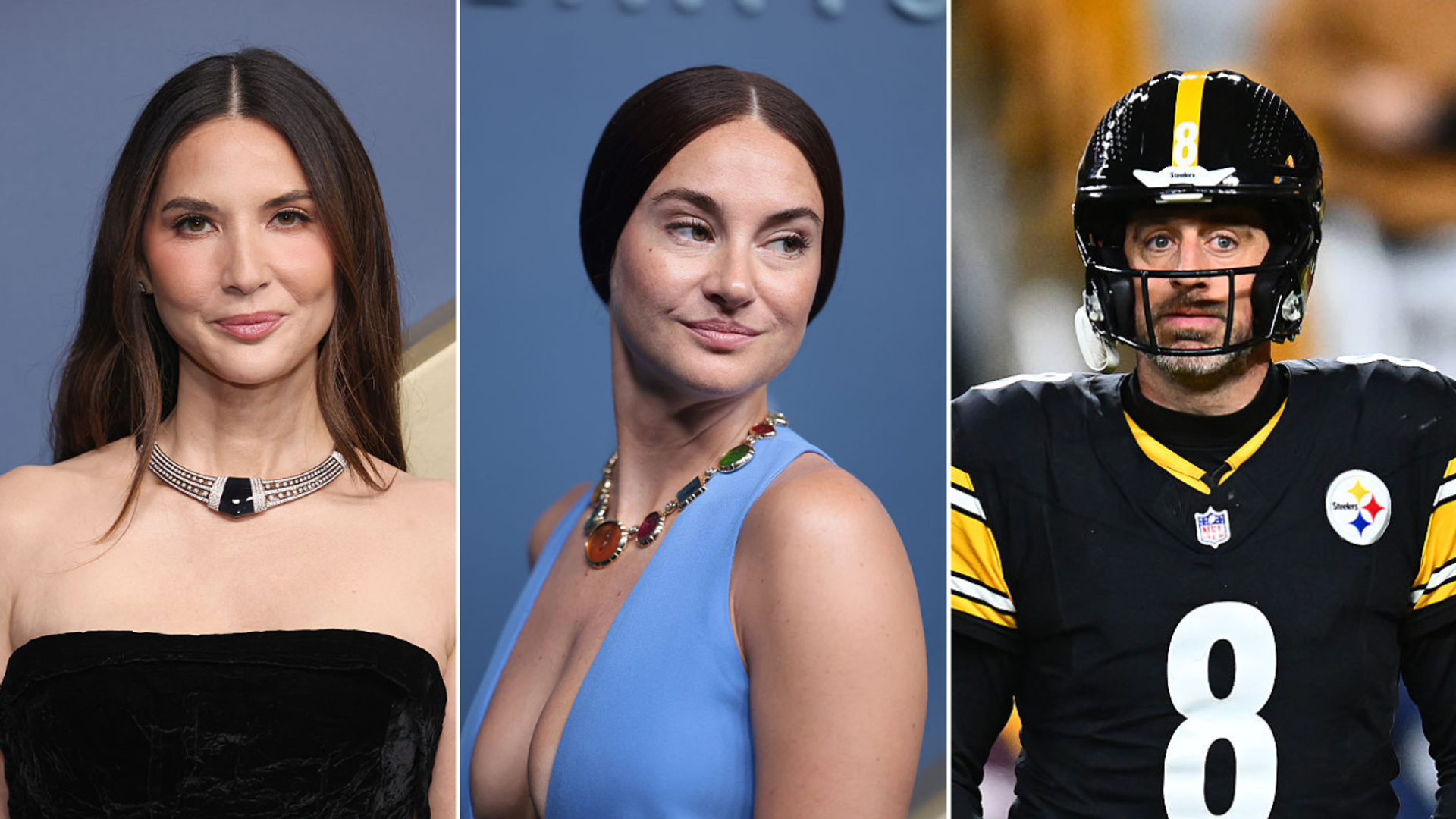 Olivia Munn, Shailene Woodley, Aaron Rodgers