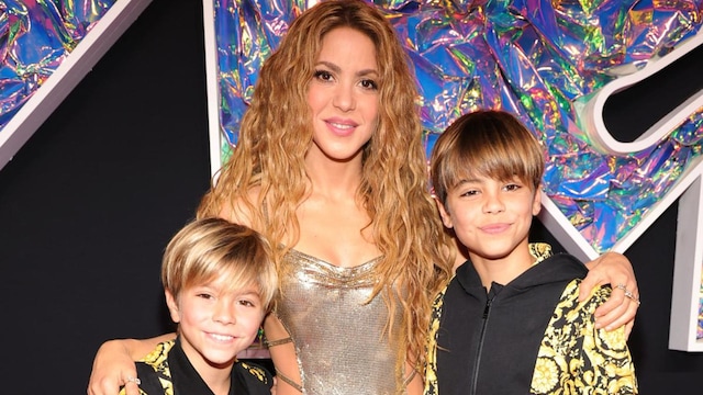 Shakira y sus hijos Milan y Sasha