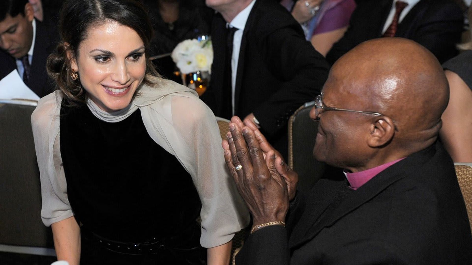 Queen Rania of Jordan pays tribute to Archbishop Desmond Tutu