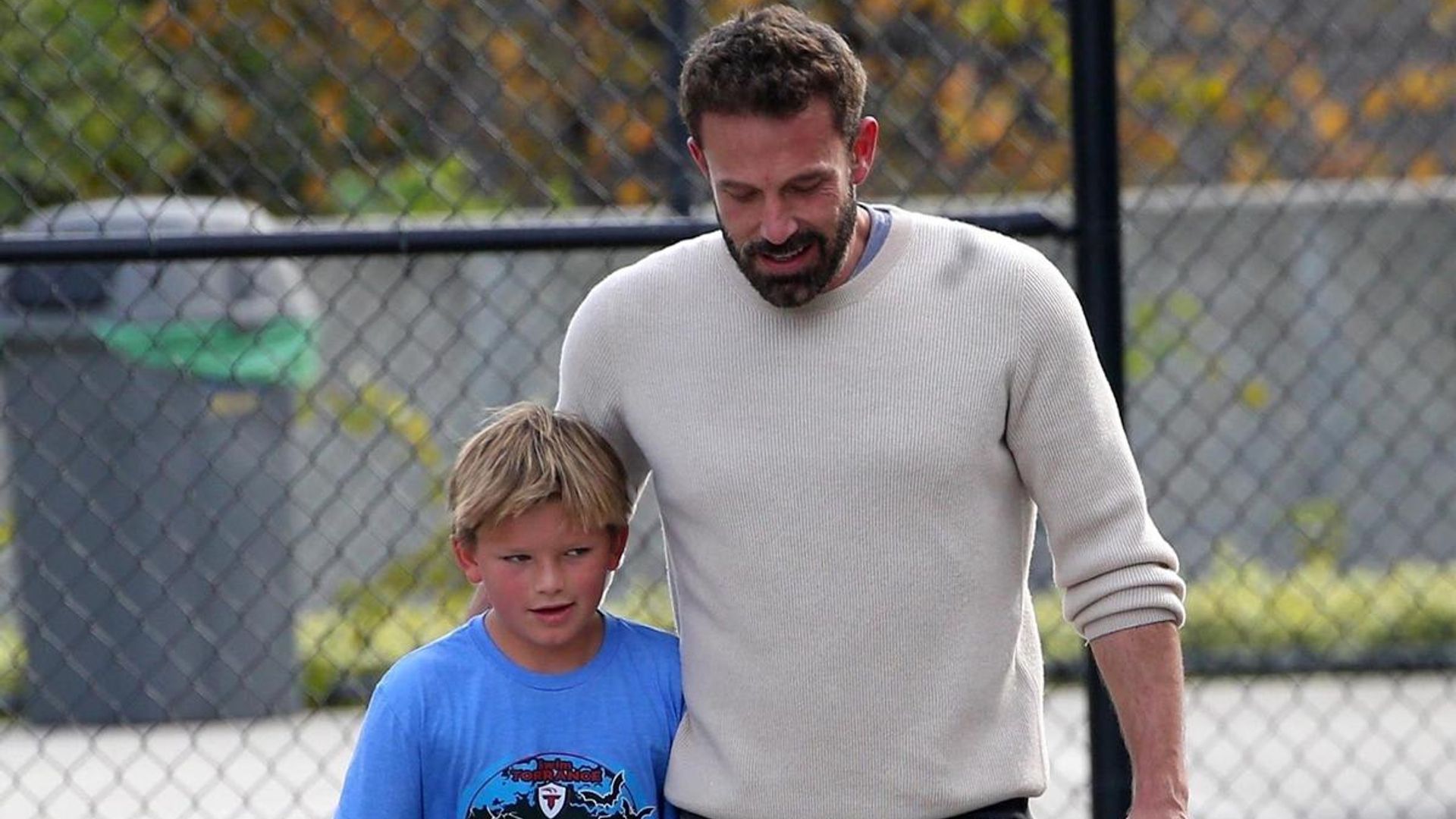 Ben Affleck and Samuel enjoy an amicable daddy-and-me basketball match [PHOTOS]
