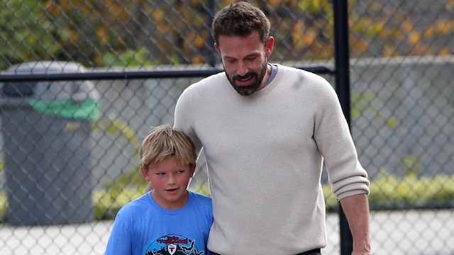 Ben Affleck and his son Samuel Affleck