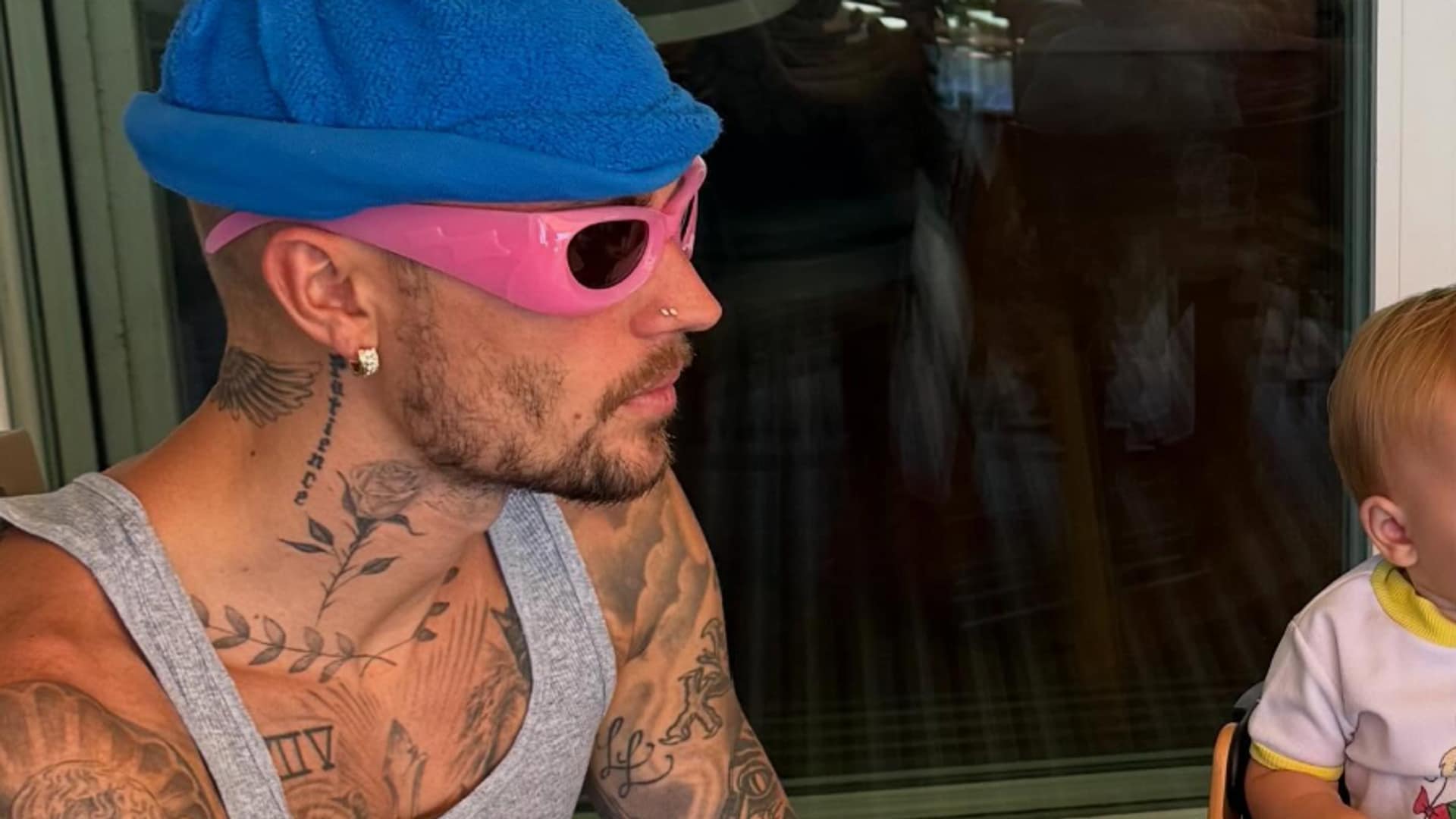Justin Bieber shared some adorable photos alongside his son, Jack