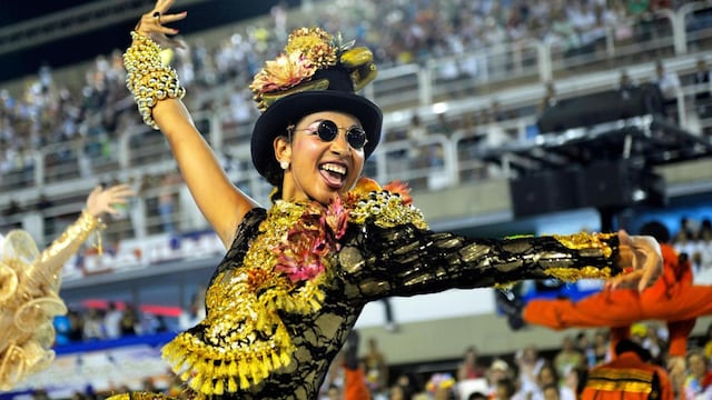 Carnaval dancer in Brazil, Rio