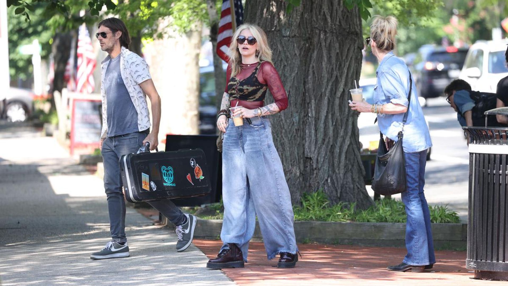 Paris Jackson jets off to The Hamptons with her bandmates ahead of performance