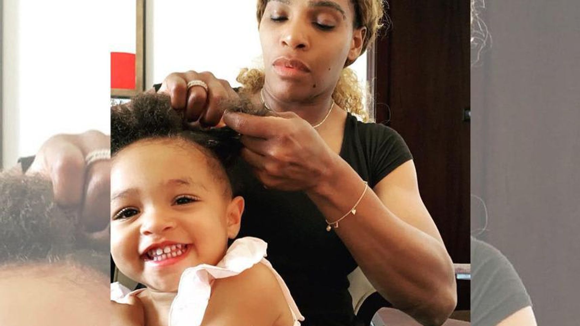 Serena Williams’ daughter Olympia steals the show in mom’s hilarious beauty tutorial