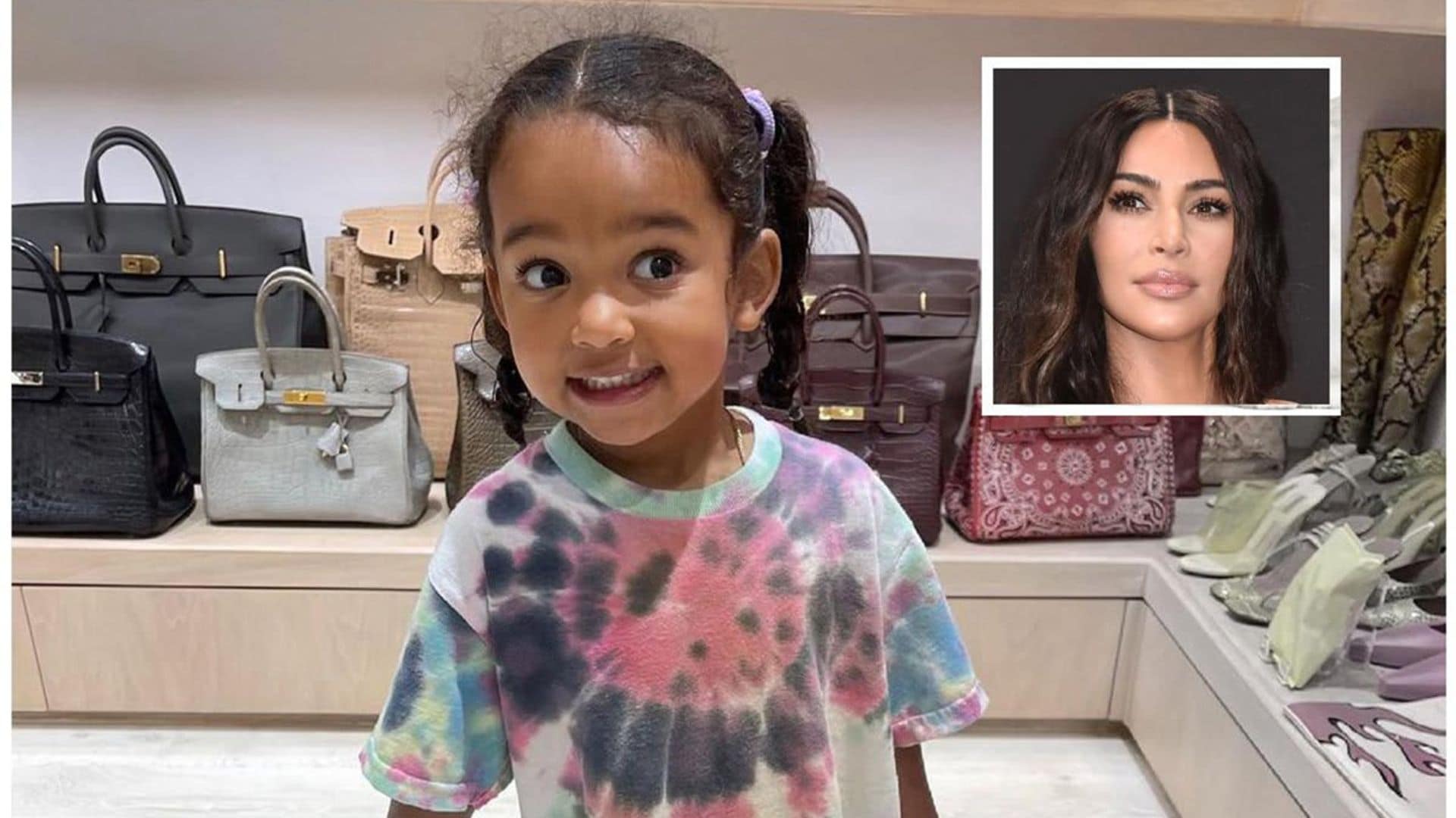 Kim Kardashian catches Chicago West trying to steal her purse