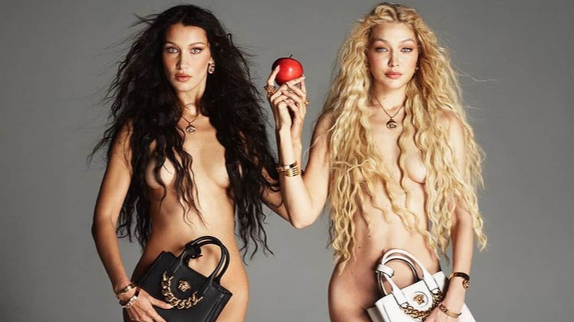 Bella and Gigi Hadid recreate iconic Versace campaign