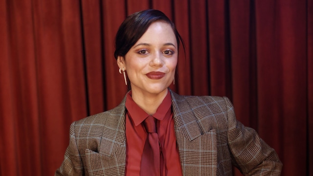 Jenna Ortega wears Oscar de la Renta suit at SXSW 'Death of a Unicorn' premiere