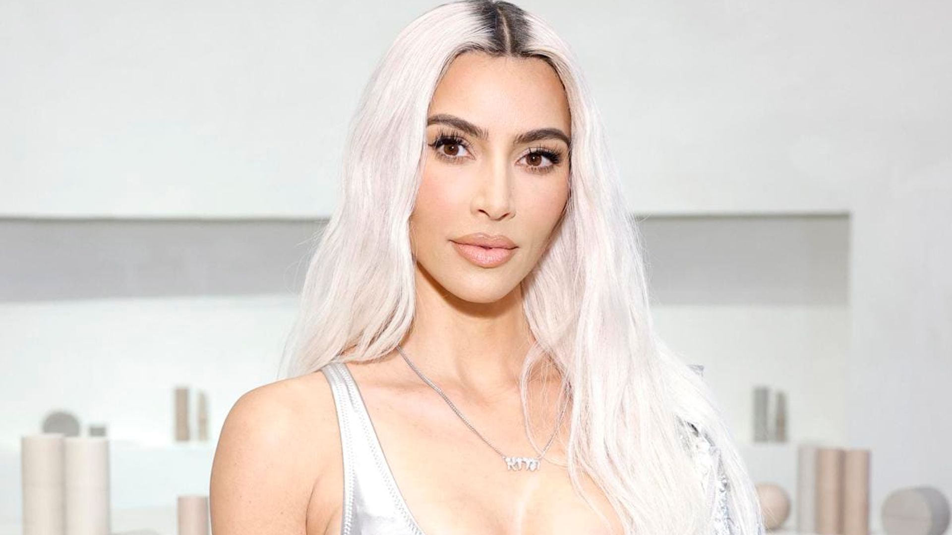 Kim Kardashian poses beachside in see-through white bikini in new photo shoot