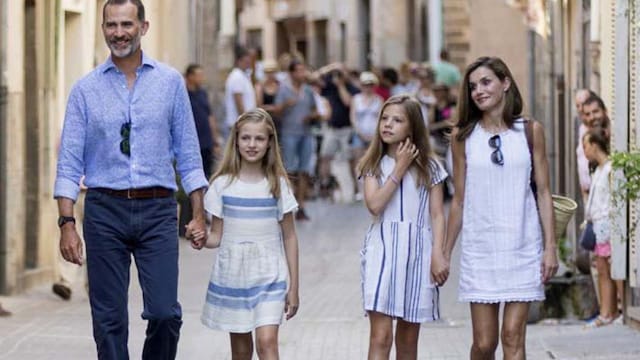 Spanish royals on vacation