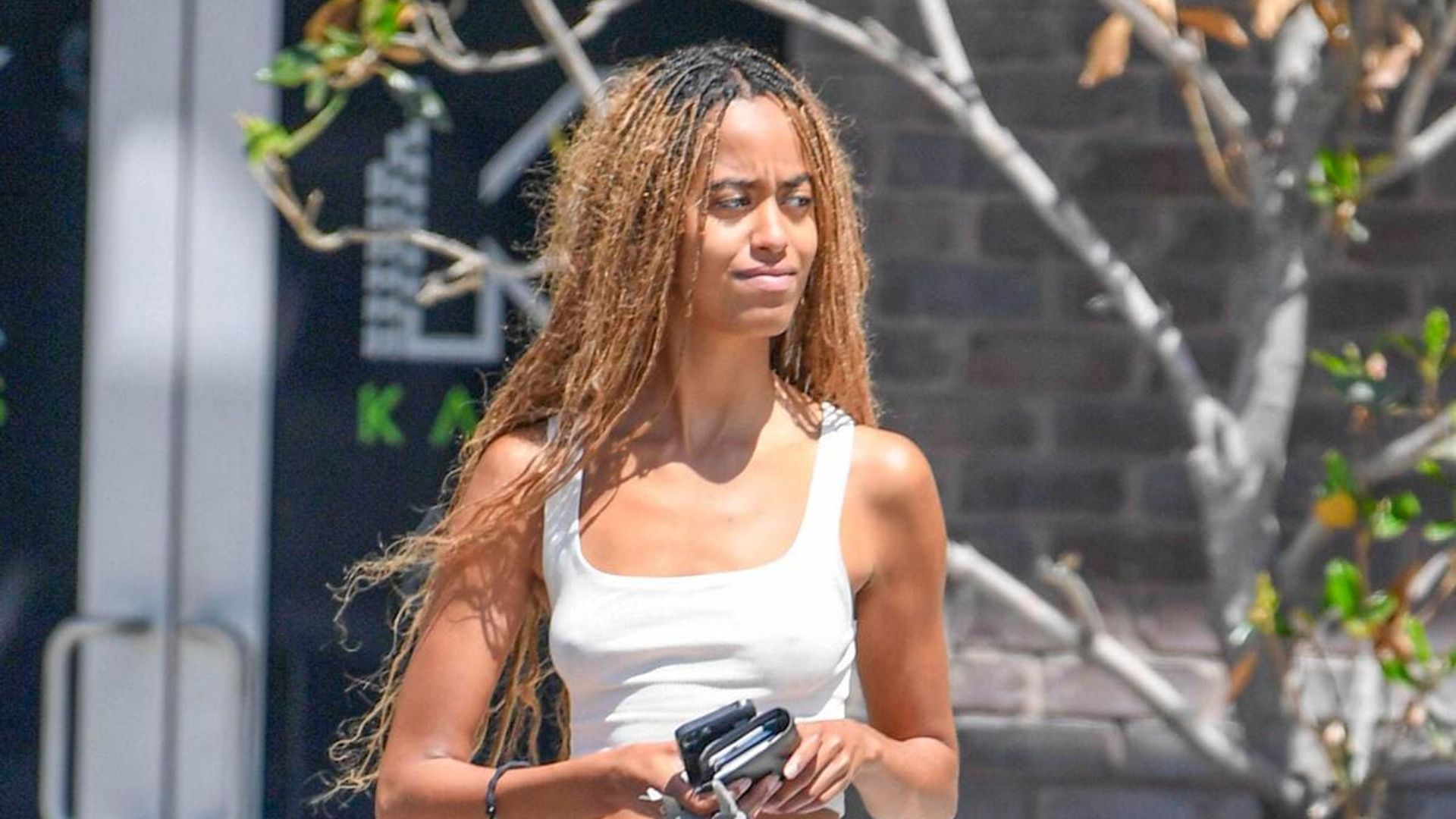 Malia Obama looks just like her parents at a spa day in Los Angeles