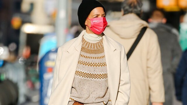 Katie Holmes in New York