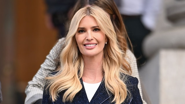 Ivanka Trump leaves the New York State Supreme Court on November 08, 2023 in New York City.  