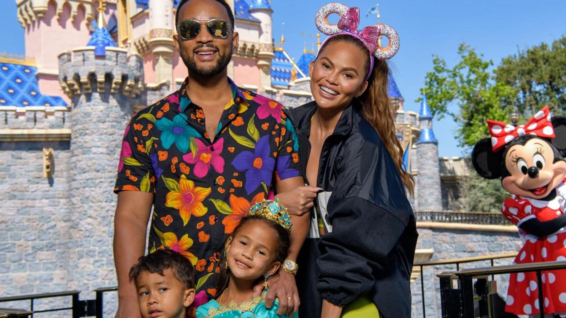 Chrissy Teigen shares first photo of baby Esti Maxine and her siblings