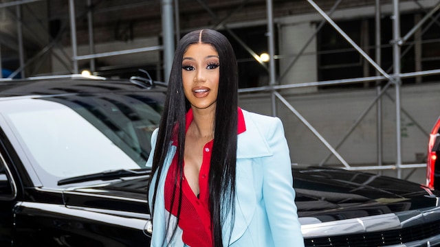 Cardi B is seen in Chelsea on November 02, 2021, in New York City. (Photo by Gotham/GC Images)