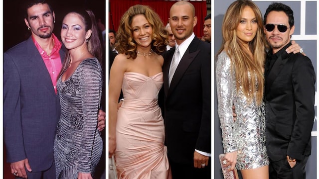 Que ha sido de los exesposos de Jennifer Lopez?