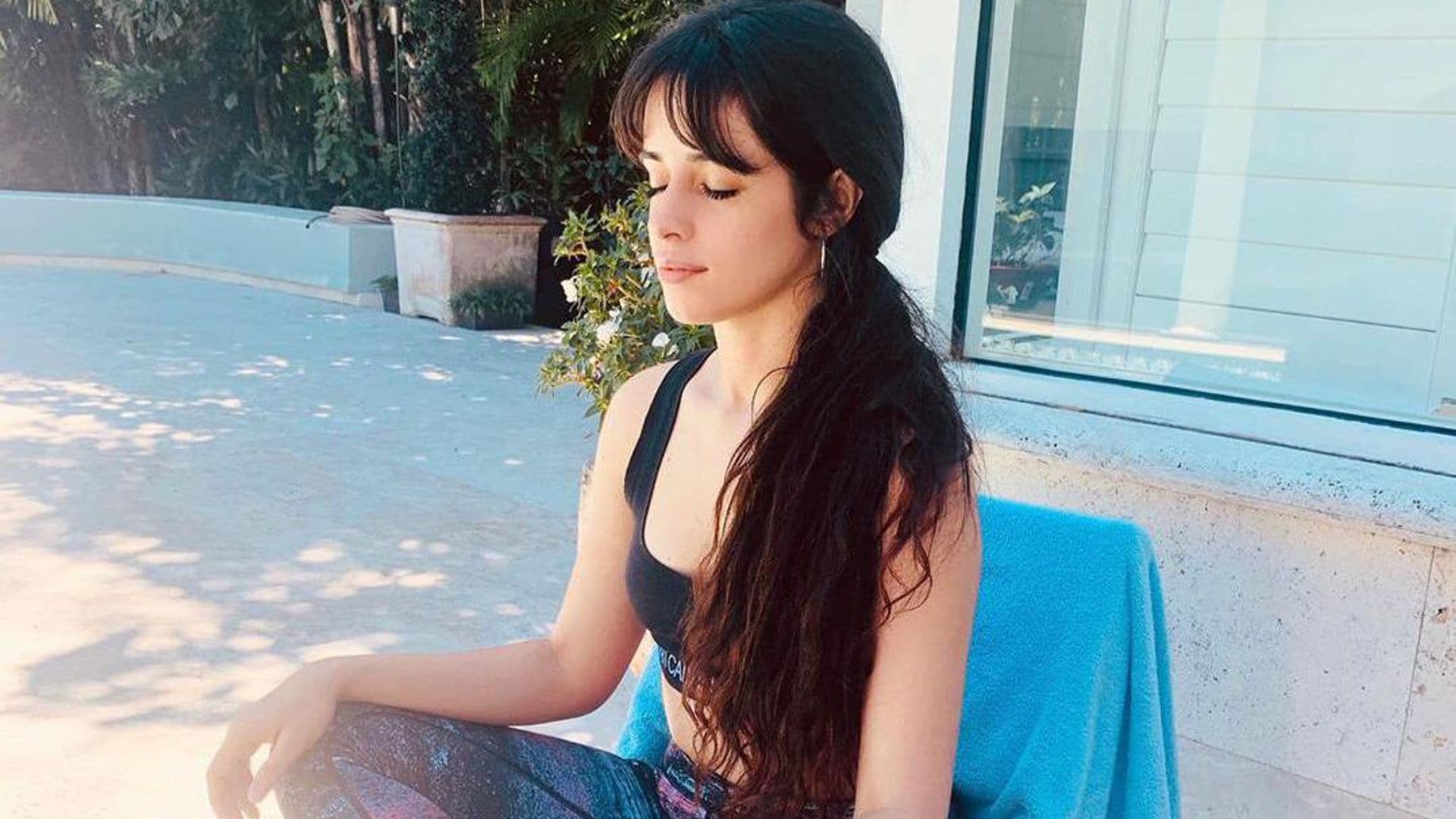 Camila Cabello shares photo of how she’s keeping calm in these troubling times
