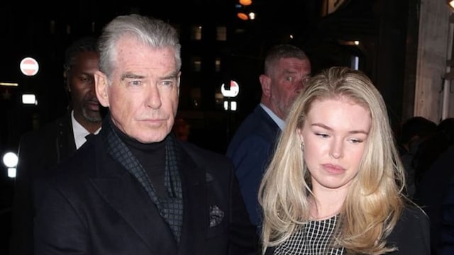Pierce Brosnan and his granddaughter Isabella Smith