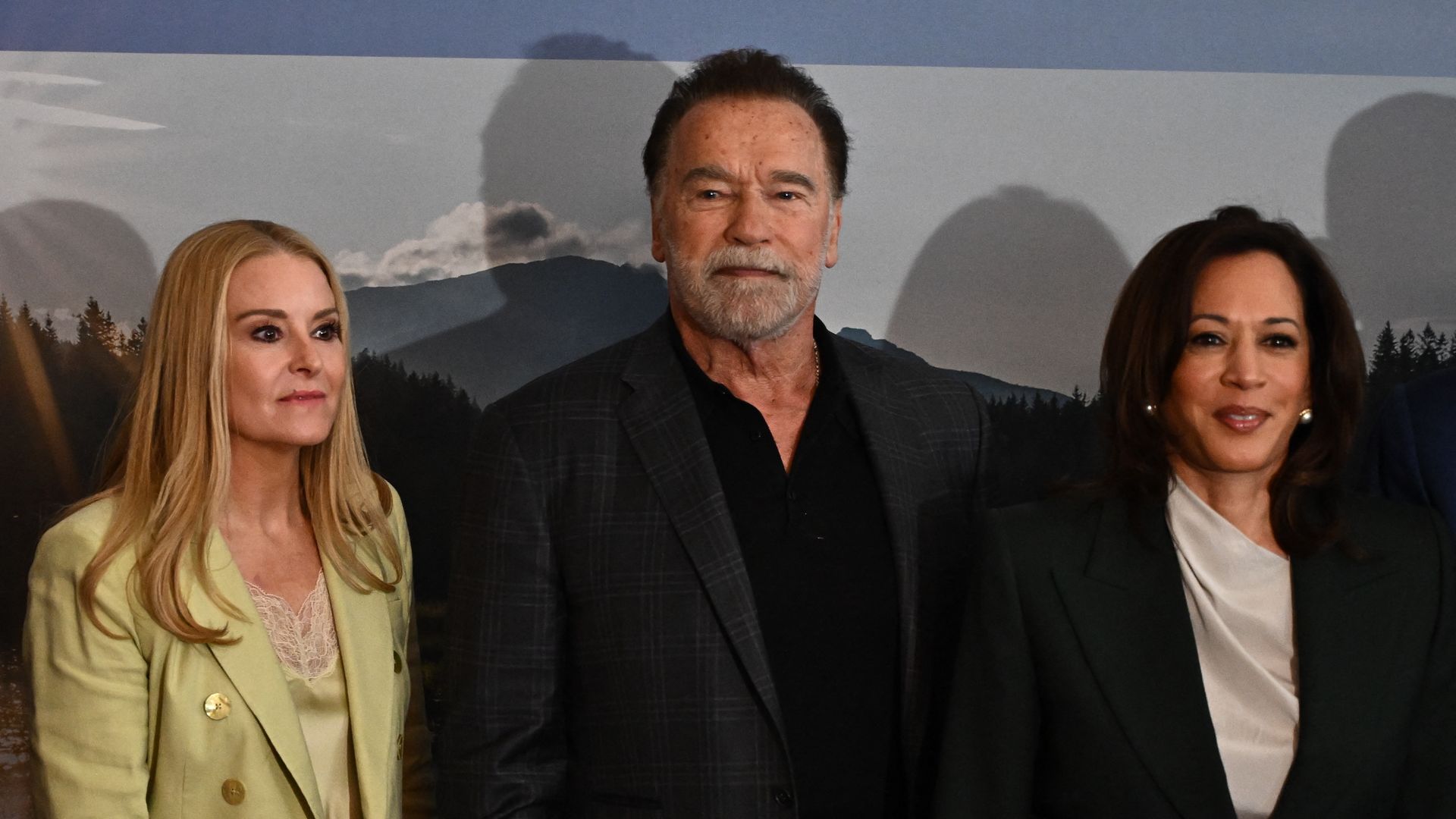 Arnold Schwarzenegger makes a rare appearance with girlfriend Heather Milligan, 27 years his junior, in Vienna