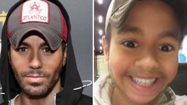 Enrique Iglesias Snapchat baby filter