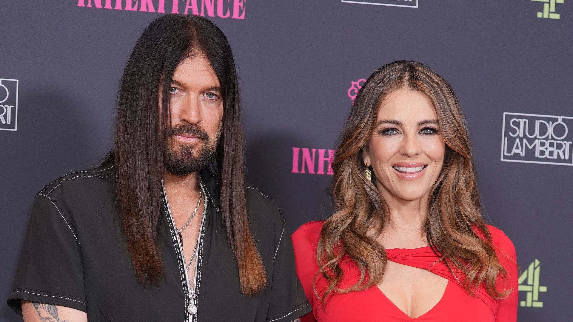 Billy Ray Cyrus and Elizabeth Hurley attending the premiere at The Ned in London, for The Inheritance, Channel 4's new show in which 13 strangers are summoned to a grand stately home. They are there to compete for part of the fortune left in the will of The Deceased, a glamorous benefactor played by Hurley. Picture date: Wednesday August 6, 2025. (Photo by Yui Mok/PA Images via Getty Images) 
