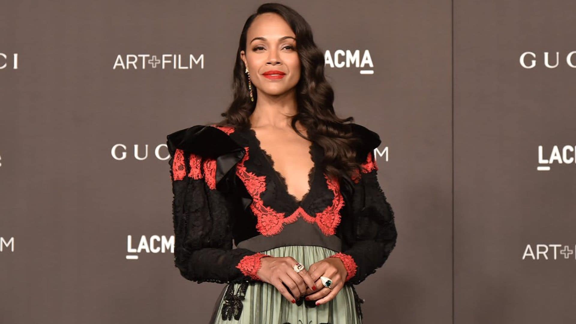 Zoe Saldana and family rode horses and ATVs on a trip together