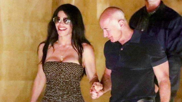 Lauren Sanchez and Jeff Bezos