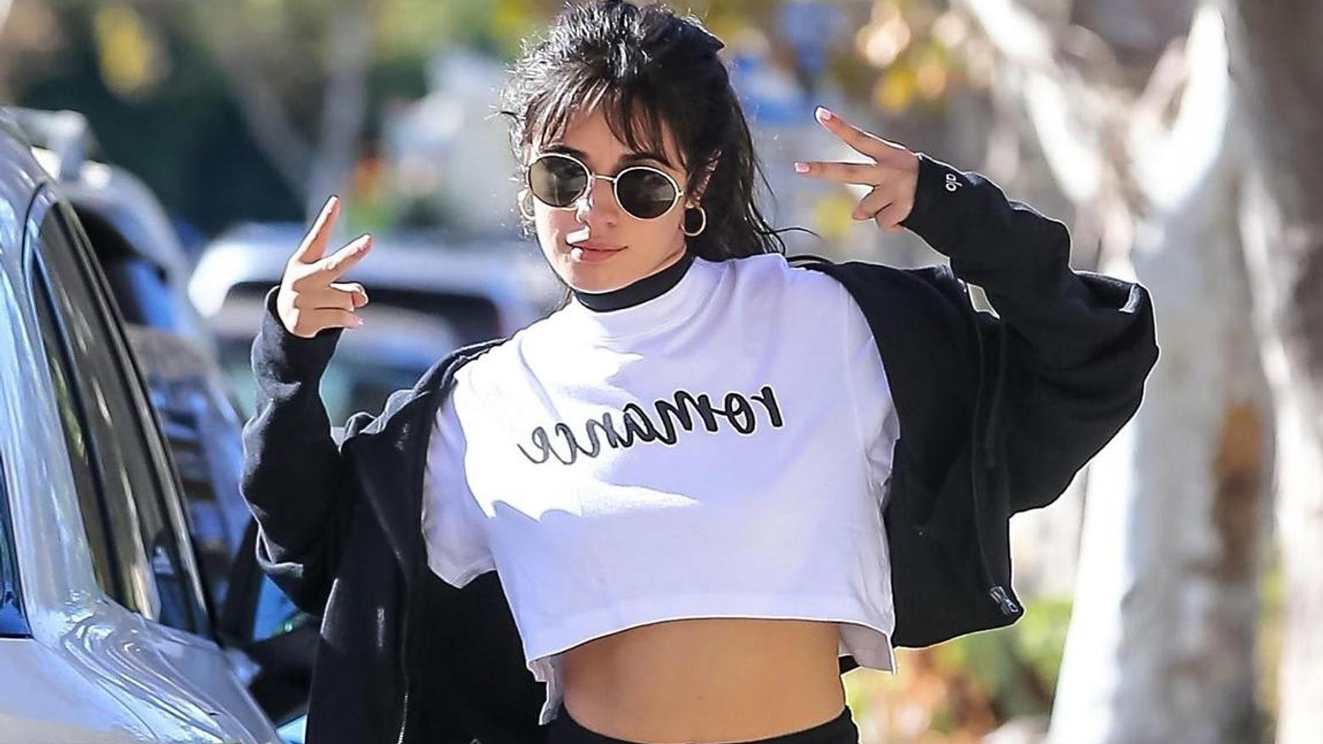 Camila Cabello spots a photographer as she exits car – what happens next is hilarious!
