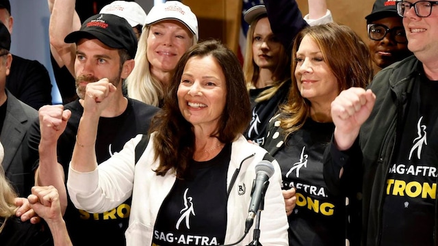 SAG-AFTRA National Board Holds Press Conference For Vote On Recommendation To Call A Strike Regarding The TV/Theatrical Contract
