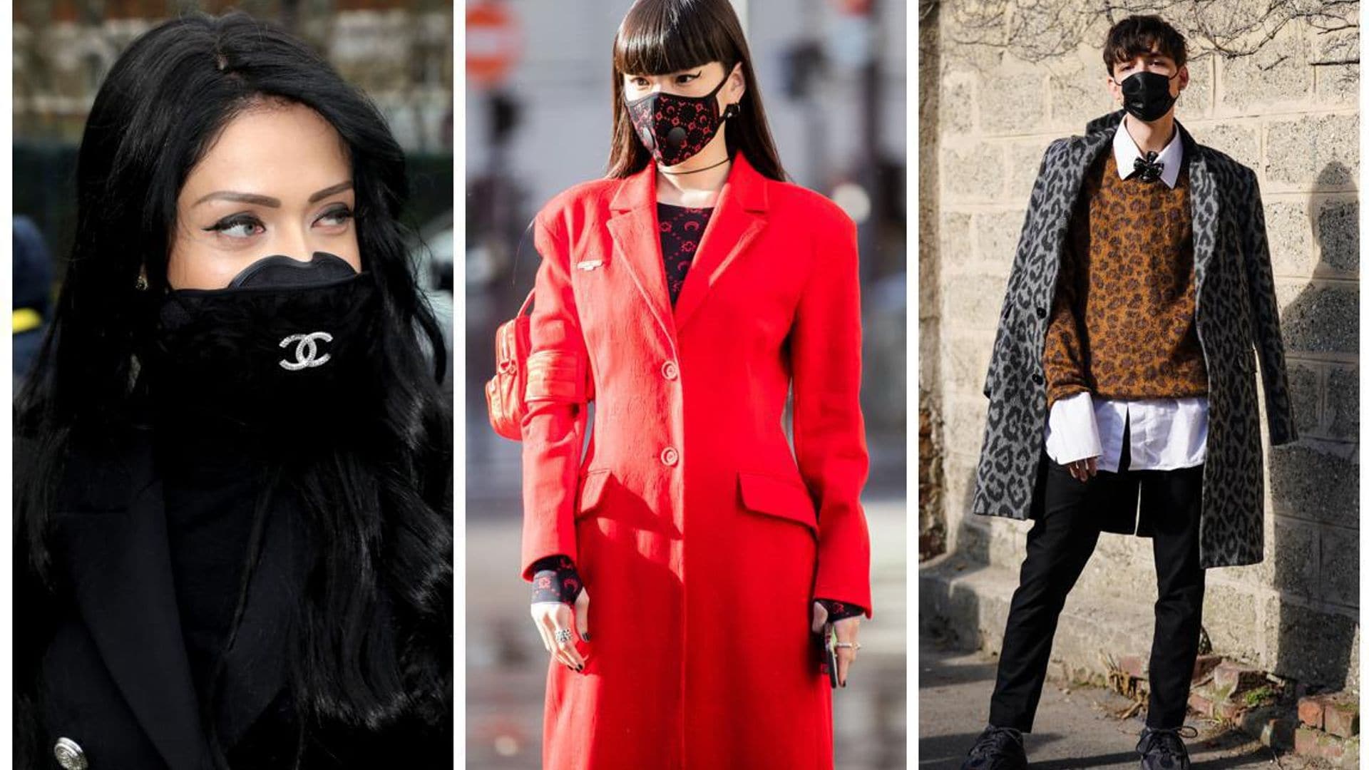 Would you wear a fancy designer face mask? These fashion influencers did