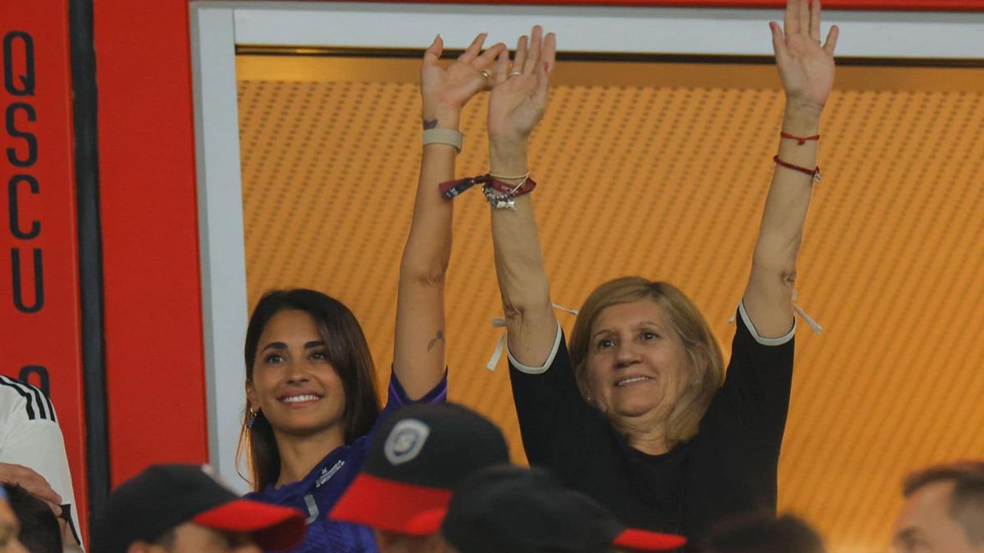 Lionel Messi’s wife, Antonella Roccuzzo, and their kids support the athlete at the 2022 FIFA World Cup