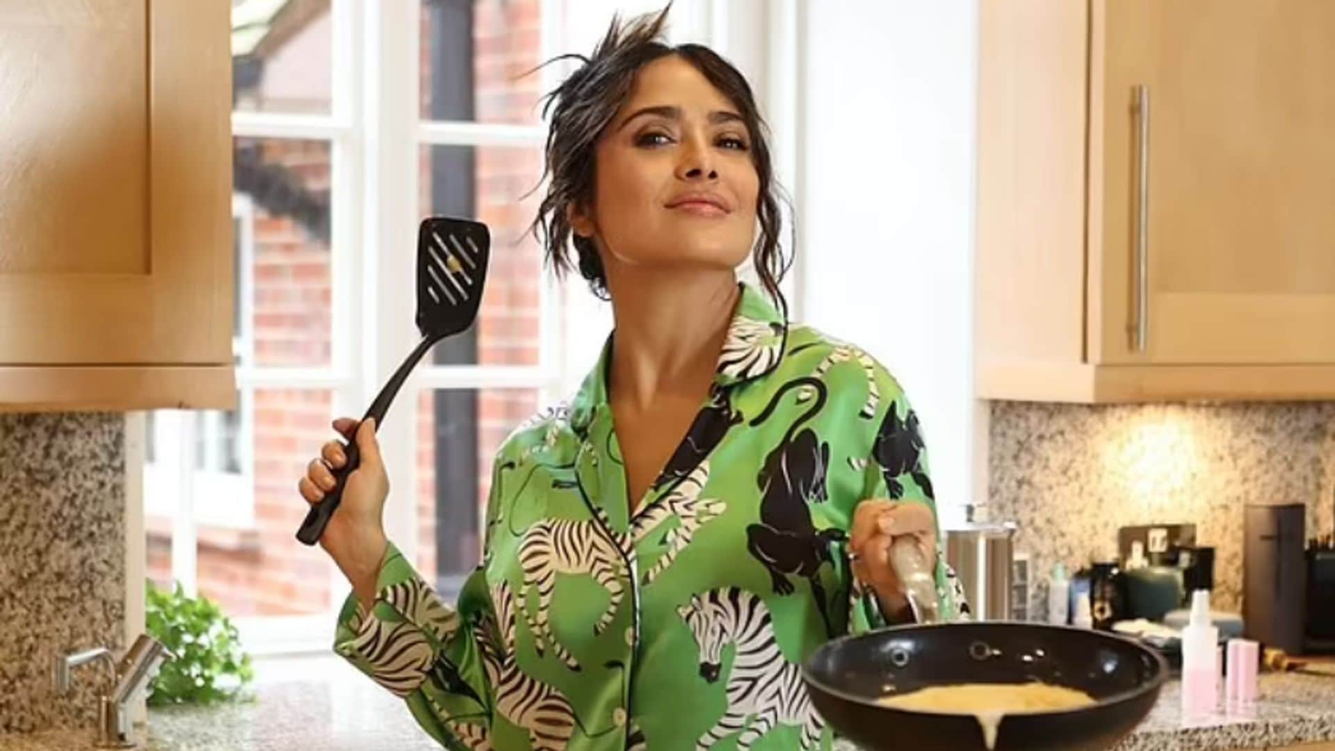 Salma Hayek celebrates the holidays through cooking, inspired by Mexican and Lebanese roots