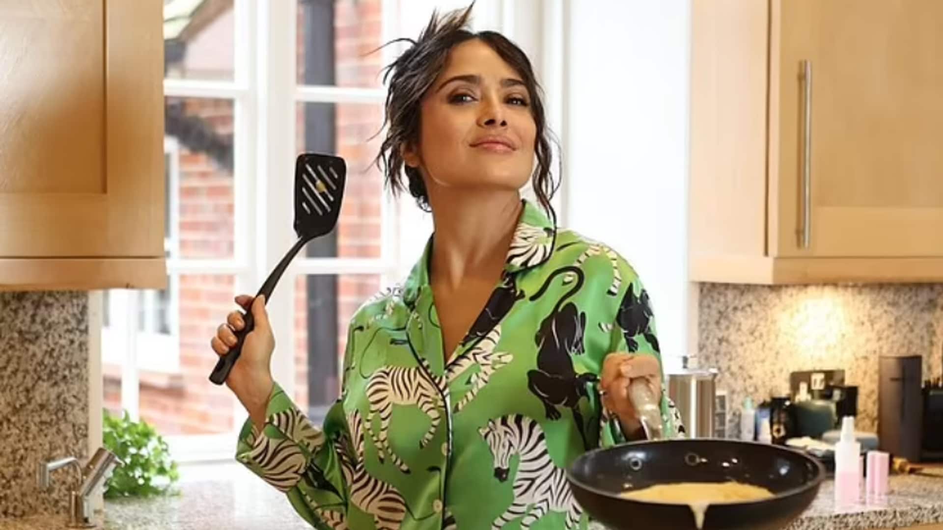 Salma Hayek celebrates the holidays through cooking, inspired by Mexican and Lebanese roots