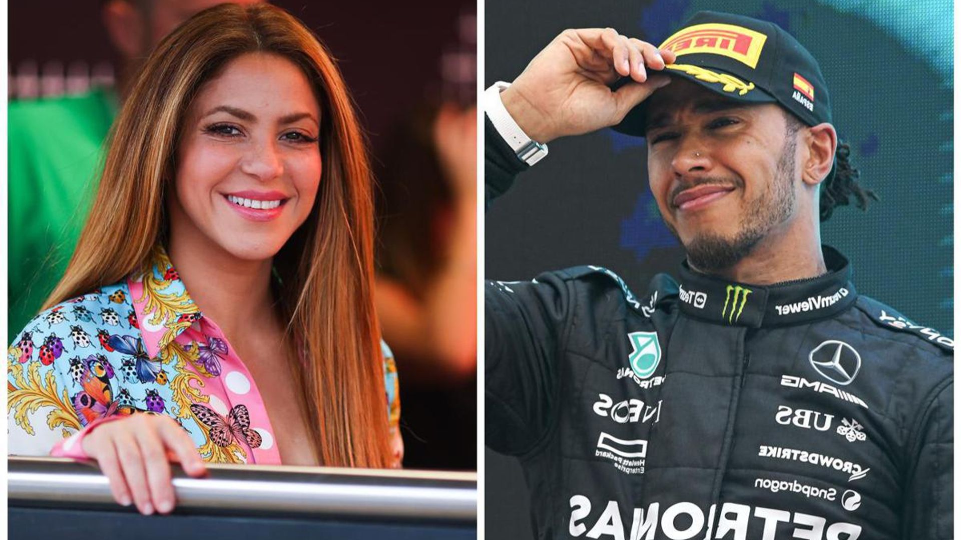 Shakira is in Barcelona with her rumored new love interest, Lewis Hamilton