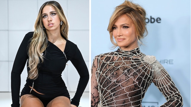 Tate McRae and Jennifer Lopez