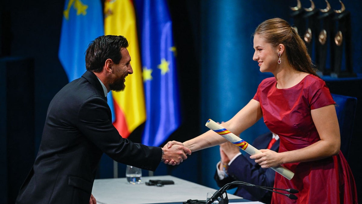 Lionel Messi Receives Princess of Asturias Award in Spain