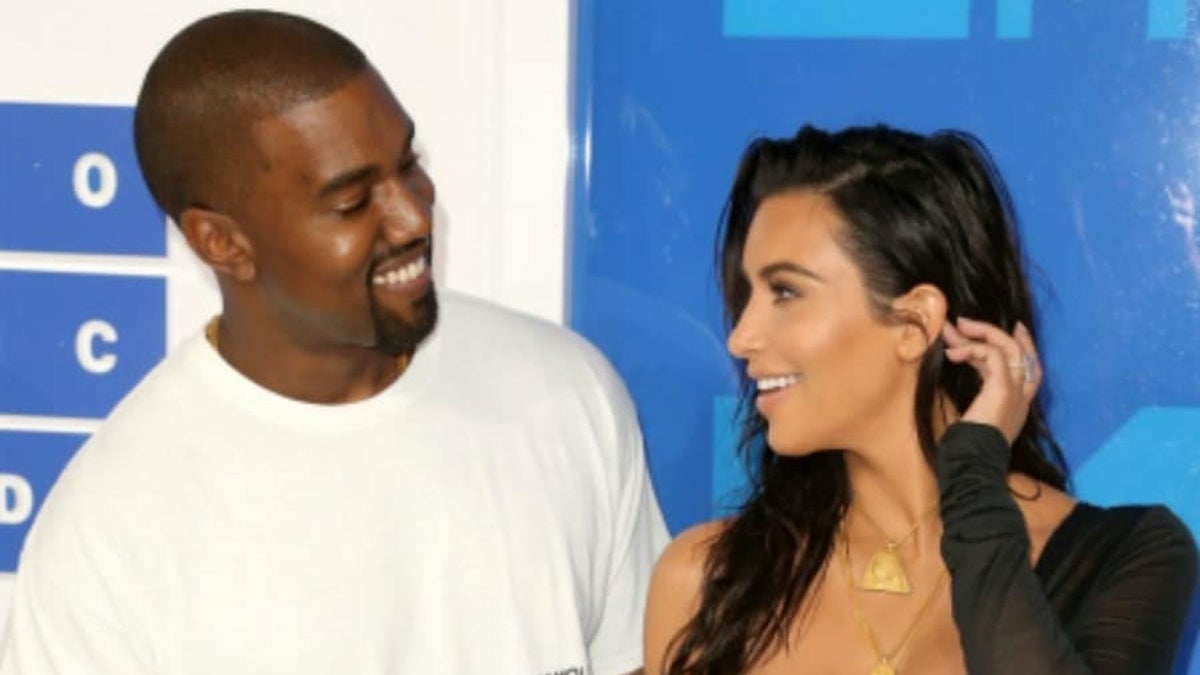 Kanye West gives wife Kim Kardashian a sweet shout out as she