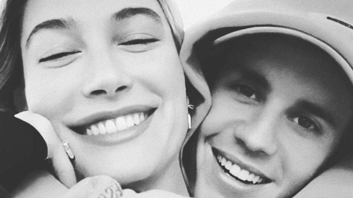 Justin and Hailey Bieber pose for the cover of Vogue Italia.