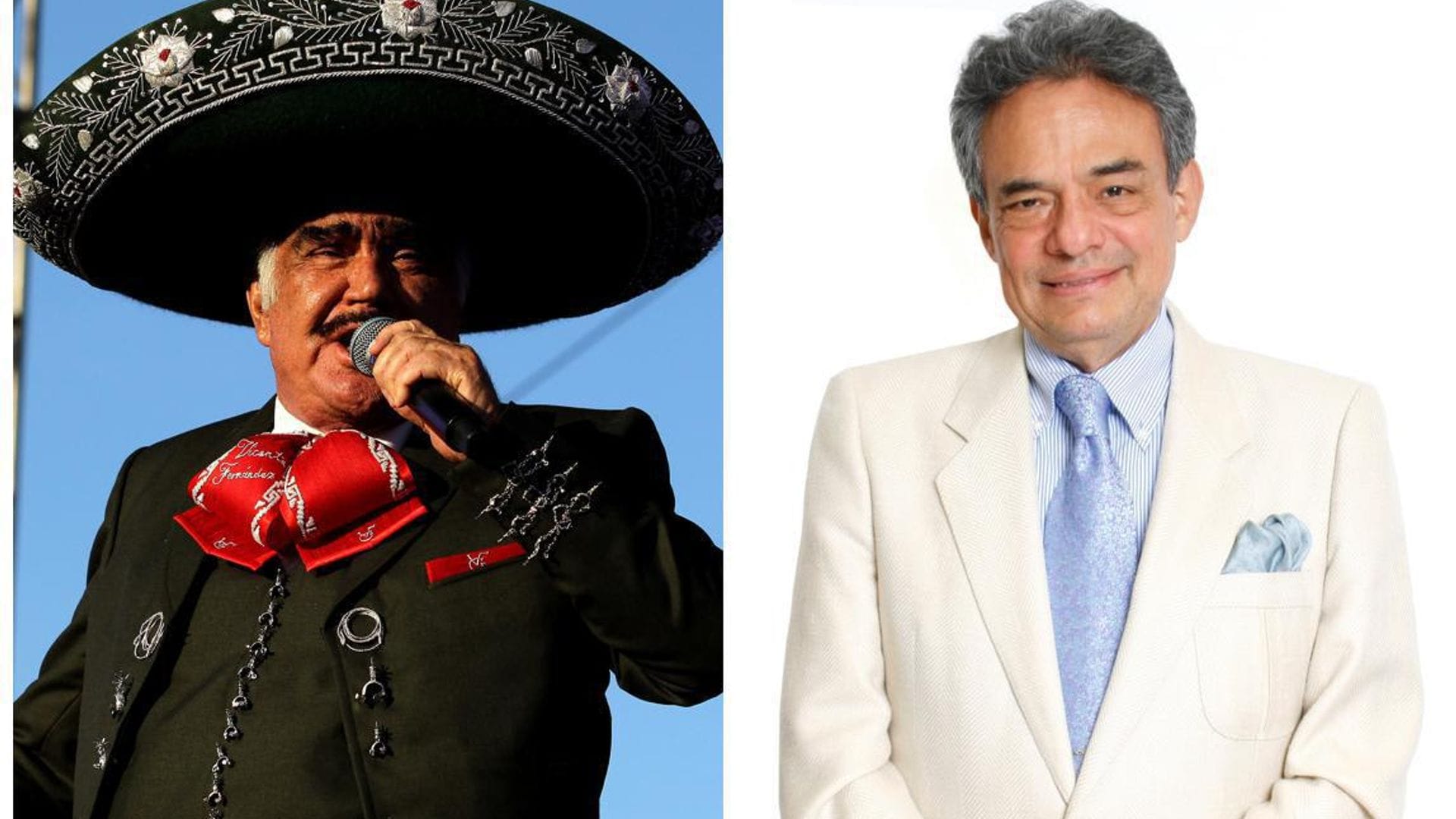 Vicente Fernández pide un minuto de aplausos para su amigo José José