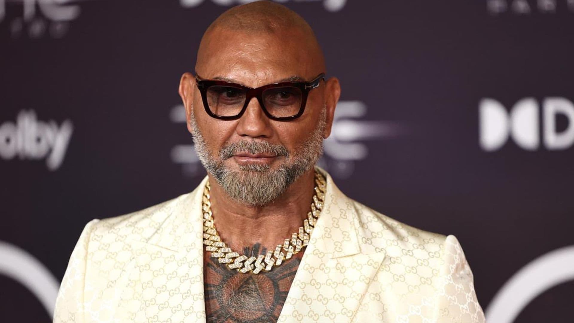 Dave Bautista shares a throwback photo of him with 80’s hairdo and without tattoos