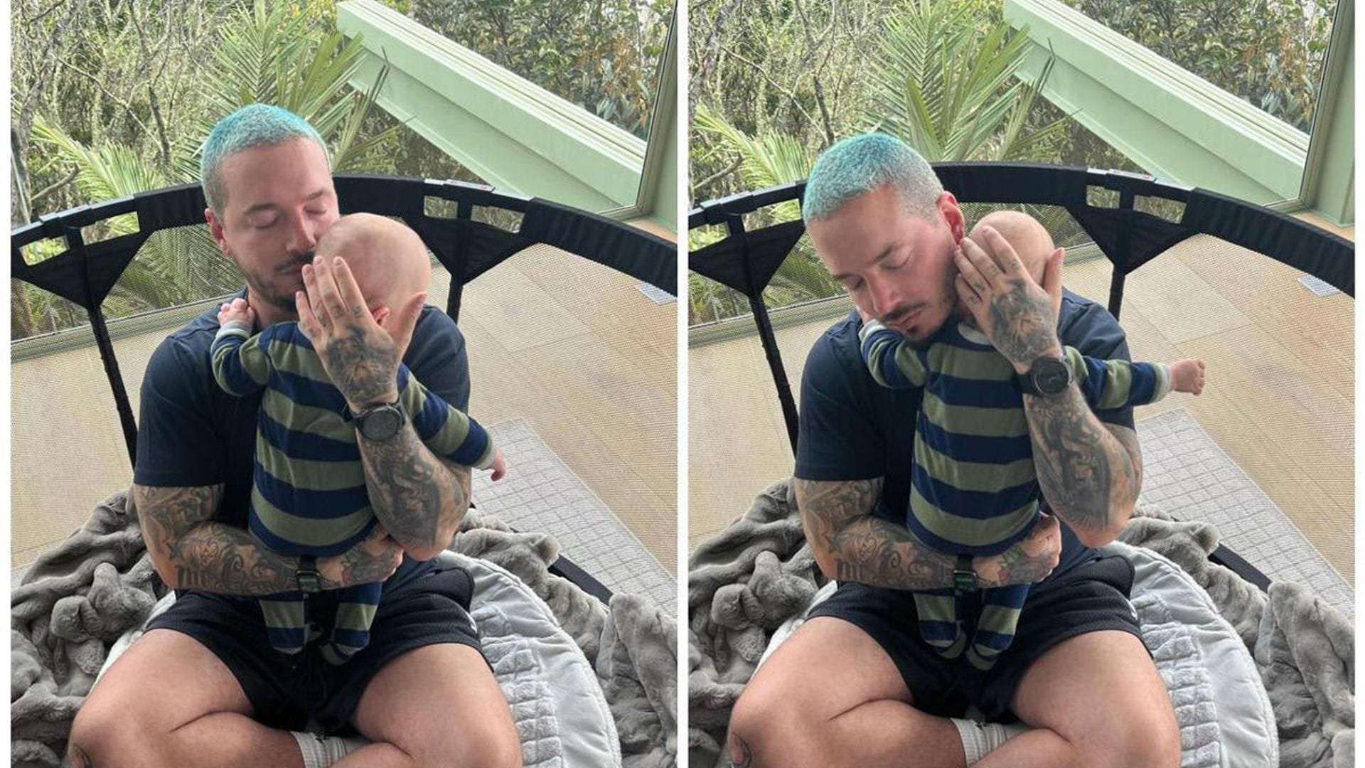 J Balvin reveals his son’s face for the first time