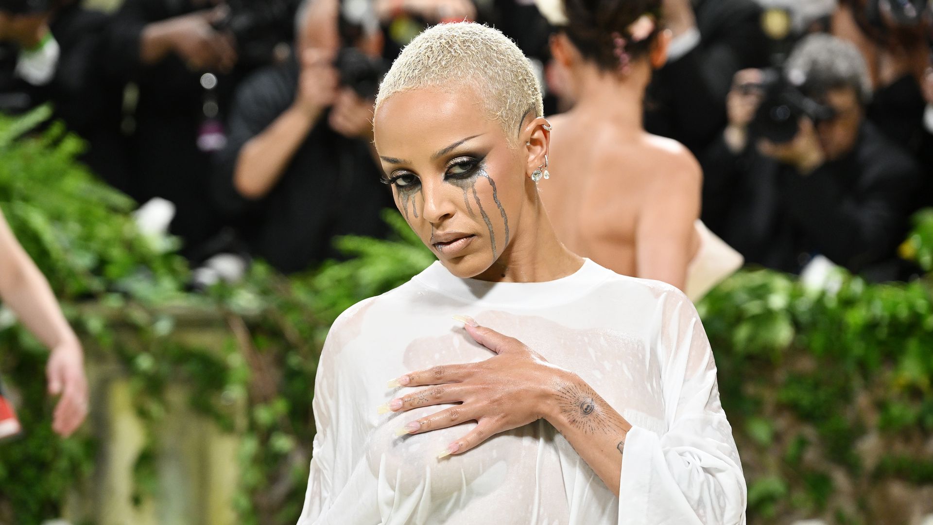 Doja Cat at the 2024 Met Gala: "Sleeping Beauties: Reawakening Fashion" held at The Metropolitan Museum of Art on May 6, 2024 in New York City. (Photo by Gilbert Flores/Variety via Getty Images)