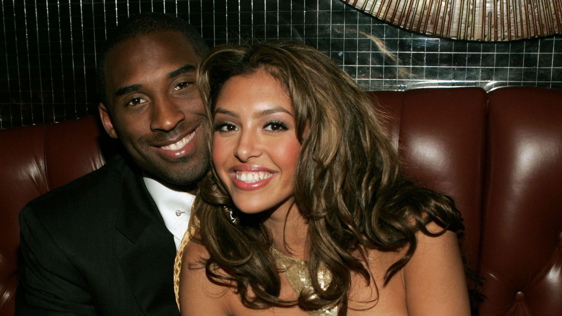 Kobe Bryant and wife Vanessa at the official after party for the 2004 World Music Awards, September 15, 2005