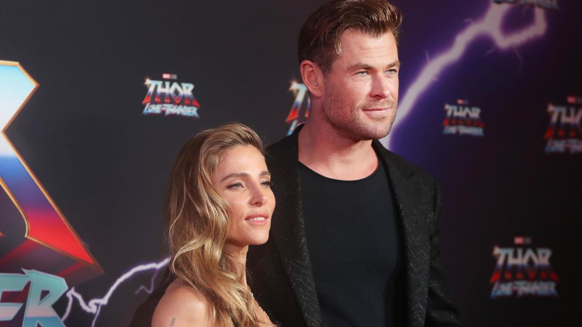 ‘Thor’ Premiere: Elsa Pataky and Chris Hemsworth take their twins to their first red carpet