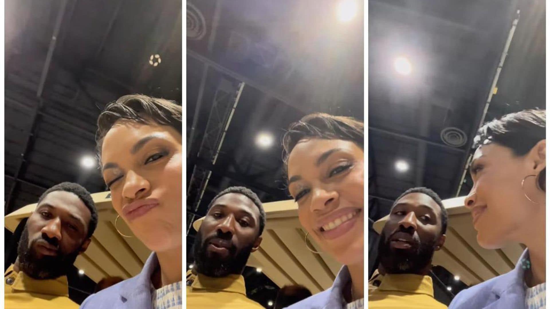 Did Rosario Dawson just introduce Nnamdi Okafor as her new boyfriend?