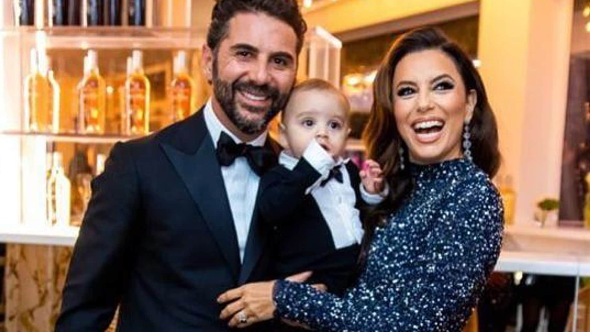 Eva Longoria and José Bastón’s son Santi steals the show during anniversary celebration
