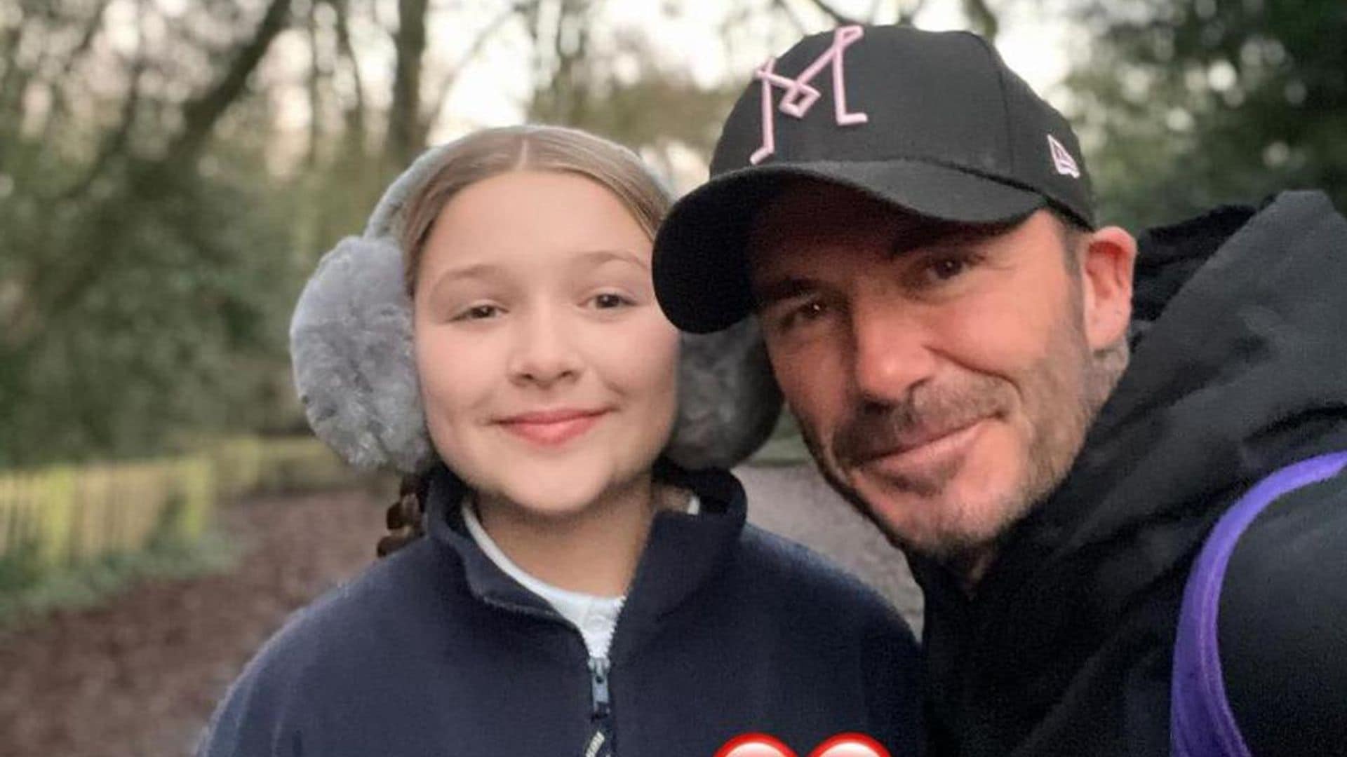 David Beckham shares his hilarious reaction after finding out Harper Seven has a crush