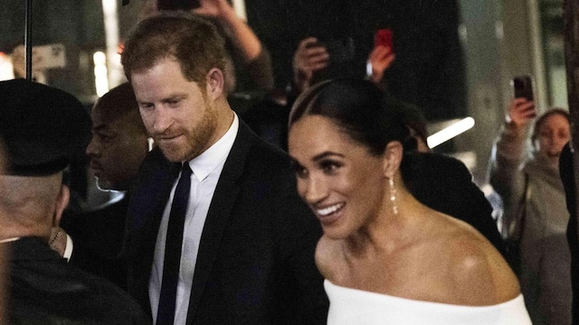 Meghan and Harry spotted on date night for first time since release of Spare